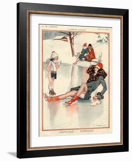 1920s France La Vie Parisienne Magazine Plate-null-Framed Giclee Print