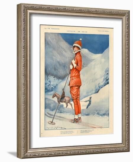 1920s France La Vie Parisienne Magazine Plate-null-Framed Giclee Print