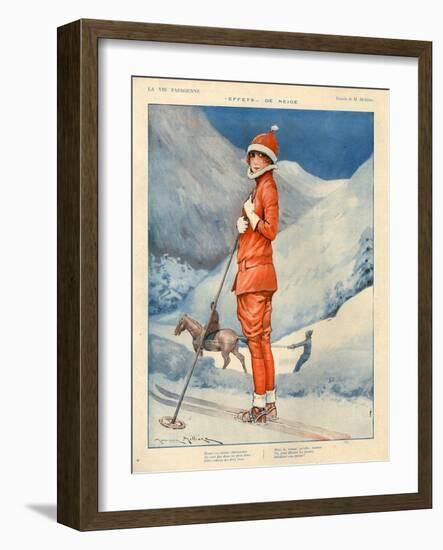 1920s France La Vie Parisienne Magazine Plate-null-Framed Giclee Print