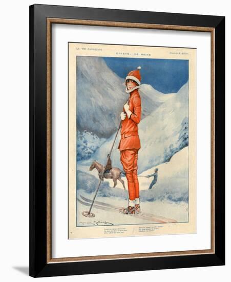 1920s France La Vie Parisienne Magazine Plate-null-Framed Giclee Print