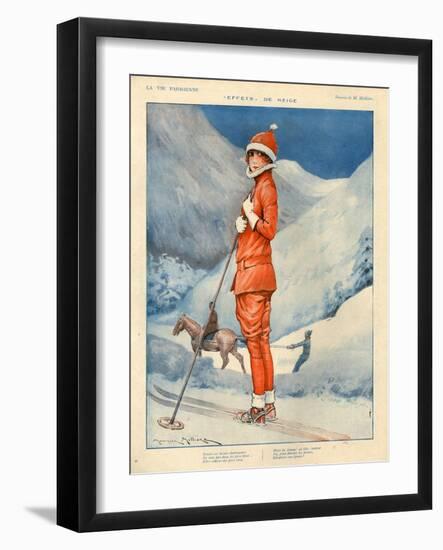 1920s France La Vie Parisienne Magazine Plate-null-Framed Giclee Print