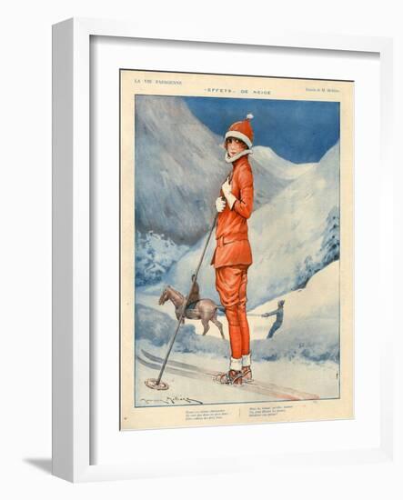 1920s France La Vie Parisienne Magazine Plate-null-Framed Giclee Print