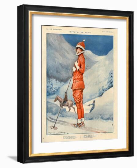 1920s France La Vie Parisienne Magazine Plate-null-Framed Giclee Print