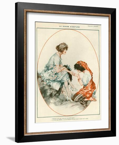 1920s France La Vie Parisienne Magazine Plate-null-Framed Giclee Print