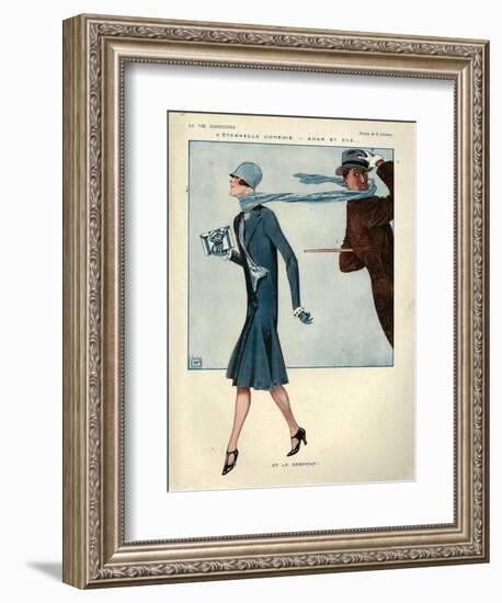 1920s France La Vie Parisienne Magazine Plate-null-Framed Giclee Print