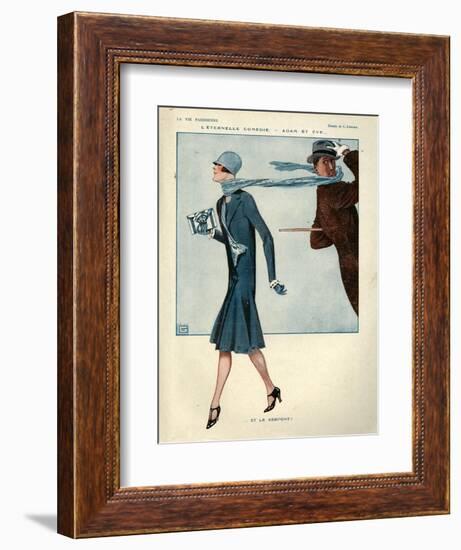 1920s France La Vie Parisienne Magazine Plate-null-Framed Giclee Print