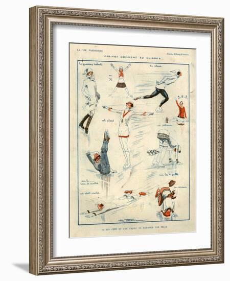 1920s France La Vie Parisienne Magazine Plate-null-Framed Giclee Print