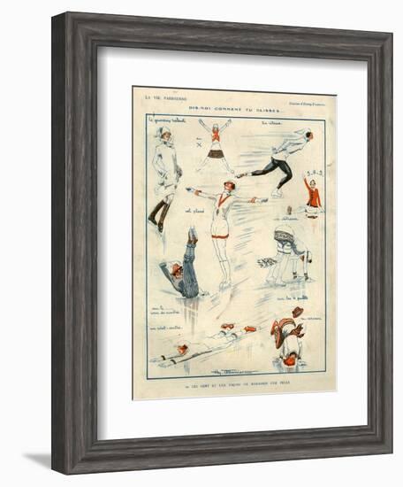 1920s France La Vie Parisienne Magazine Plate-null-Framed Giclee Print