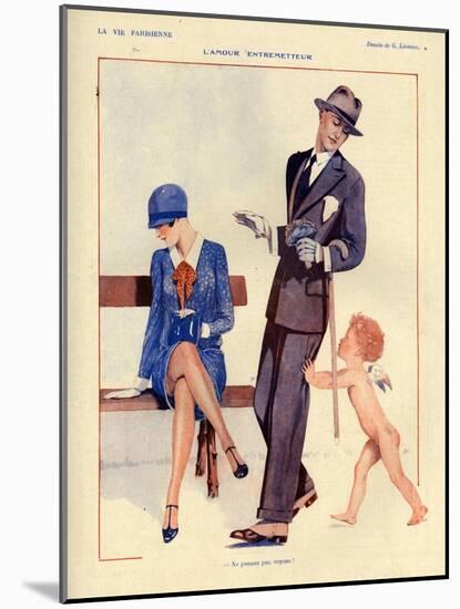 1920s France La Vie Parisienne Magazine Plate-null-Mounted Giclee Print