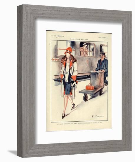 1920s France La Vie Parisienne Magazine Plate-null-Framed Giclee Print