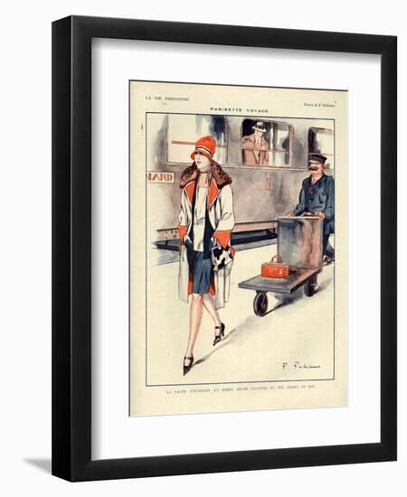 1920s France La Vie Parisienne Magazine Plate-null-Framed Giclee Print