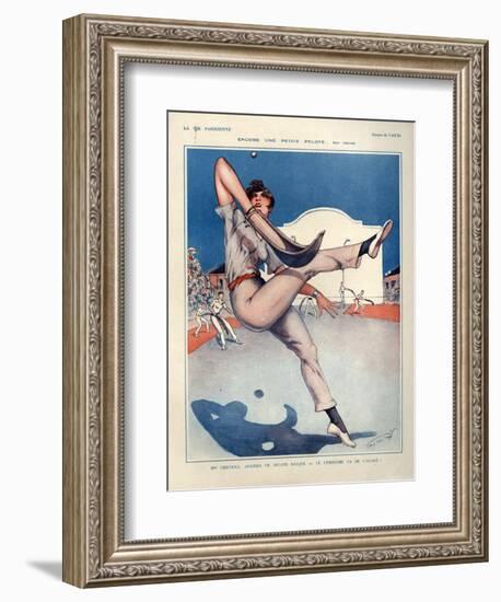 1920s France La Vie Parisienne Magazine Plate-null-Framed Giclee Print