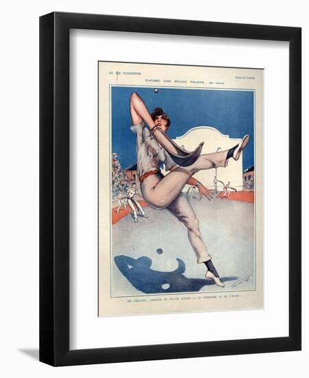 1920s France La Vie Parisienne Magazine Plate-null-Framed Giclee Print