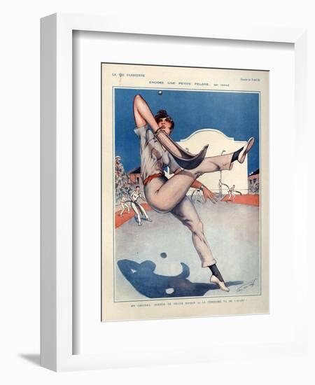 1920s France La Vie Parisienne Magazine Plate-null-Framed Giclee Print