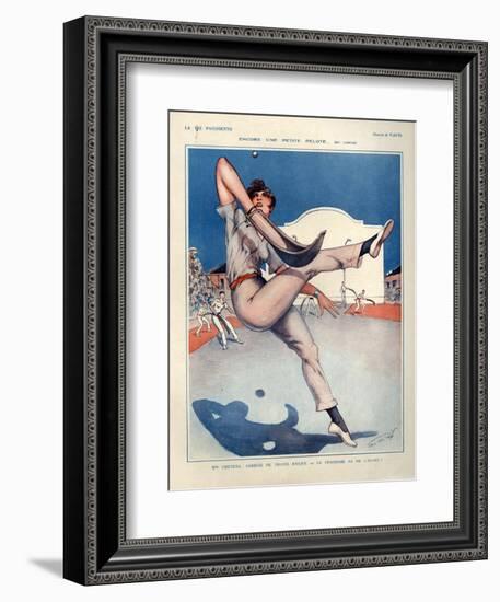 1920s France La Vie Parisienne Magazine Plate-null-Framed Giclee Print