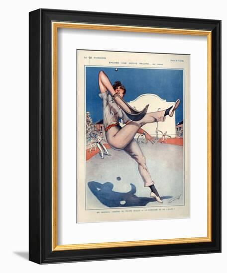 1920s France La Vie Parisienne Magazine Plate-null-Framed Giclee Print