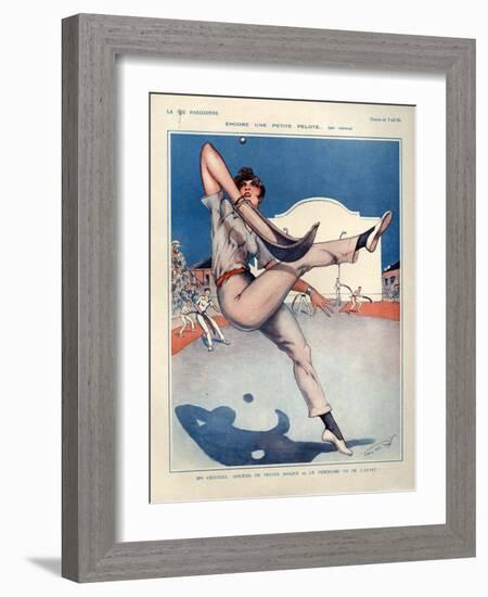 1920s France La Vie Parisienne Magazine Plate-null-Framed Giclee Print