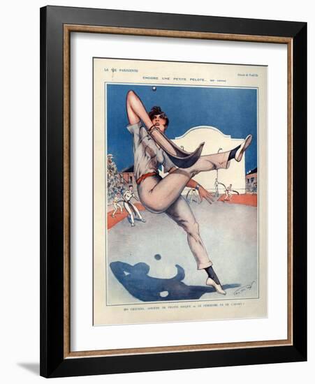 1920s France La Vie Parisienne Magazine Plate-null-Framed Giclee Print