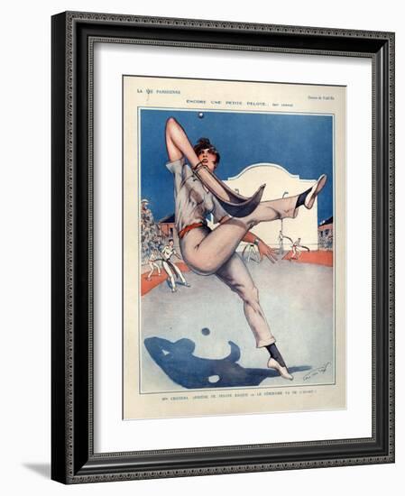 1920s France La Vie Parisienne Magazine Plate-null-Framed Giclee Print