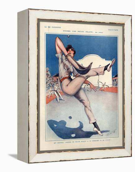 1920s France La Vie Parisienne Magazine Plate-null-Framed Premier Image Canvas