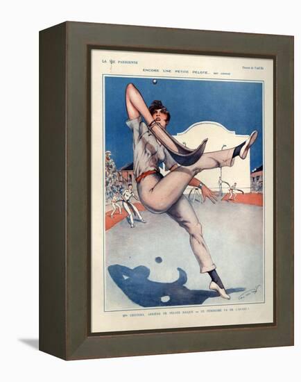 1920s France La Vie Parisienne Magazine Plate-null-Framed Premier Image Canvas