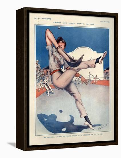 1920s France La Vie Parisienne Magazine Plate-null-Framed Premier Image Canvas