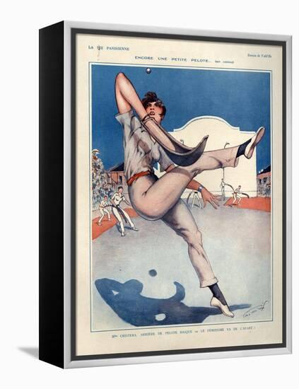 1920s France La Vie Parisienne Magazine Plate-null-Framed Premier Image Canvas