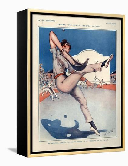 1920s France La Vie Parisienne Magazine Plate-null-Framed Premier Image Canvas