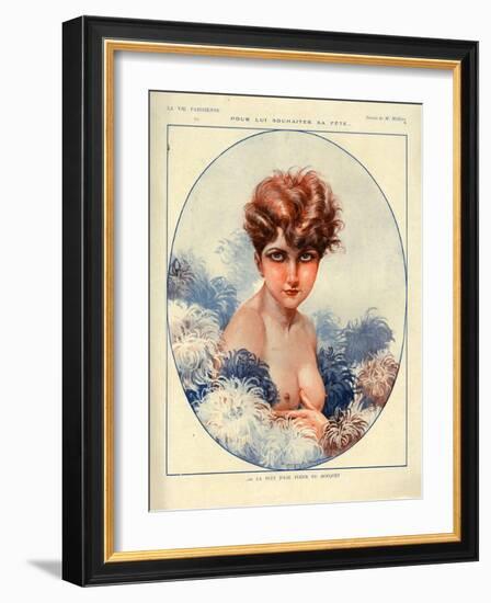 1920s France La Vie Parisienne Magazine Plate-null-Framed Giclee Print