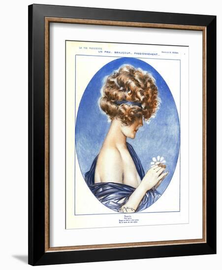 1920s France La Vie Parisienne Magazine Plate-null-Framed Giclee Print