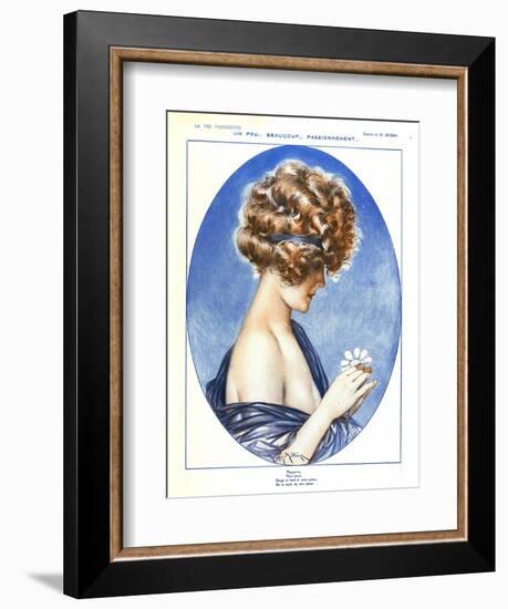 1920s France La Vie Parisienne Magazine Plate-null-Framed Giclee Print