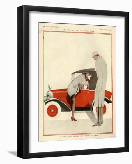 1920s France La Vie Parisienne Magazine Plate-null-Framed Giclee Print