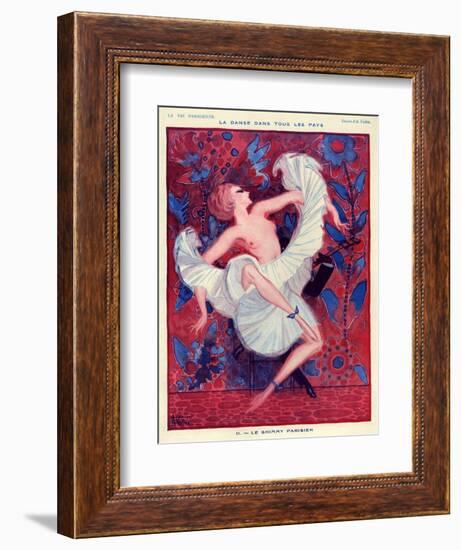 1920s France La Vie Parisienne Magazine Plate-null-Framed Giclee Print