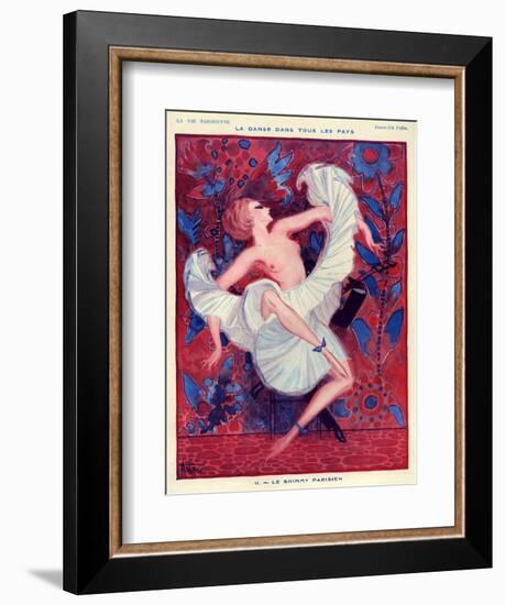 1920s France La Vie Parisienne Magazine Plate-null-Framed Giclee Print