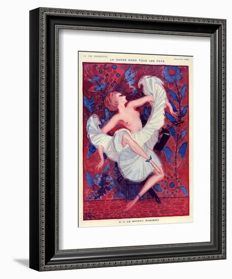 1920s France La Vie Parisienne Magazine Plate-null-Framed Giclee Print