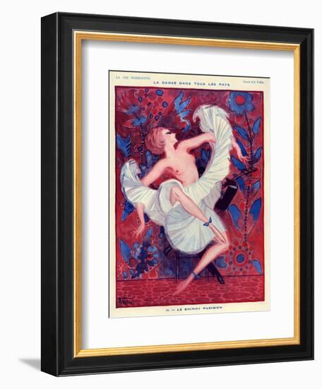 1920s France La Vie Parisienne Magazine Plate-null-Framed Giclee Print