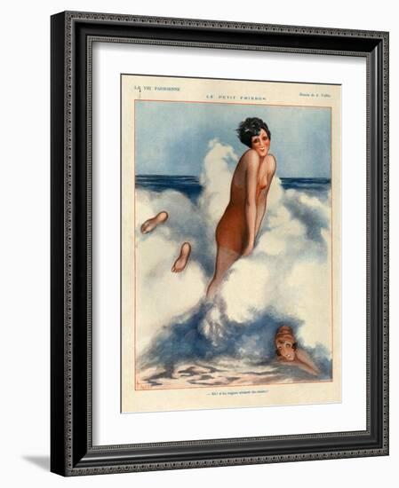 1920s France La Vie Parisienne Magazine Plate-null-Framed Giclee Print