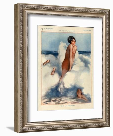 1920s France La Vie Parisienne Magazine Plate-null-Framed Giclee Print