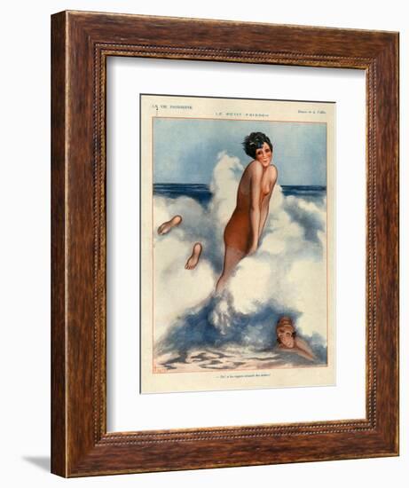 1920s France La Vie Parisienne Magazine Plate-null-Framed Giclee Print