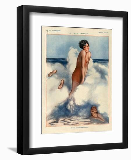 1920s France La Vie Parisienne Magazine Plate-null-Framed Giclee Print