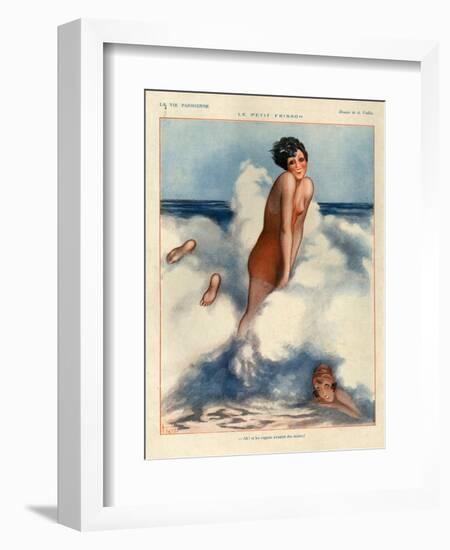 1920s France La Vie Parisienne Magazine Plate-null-Framed Giclee Print