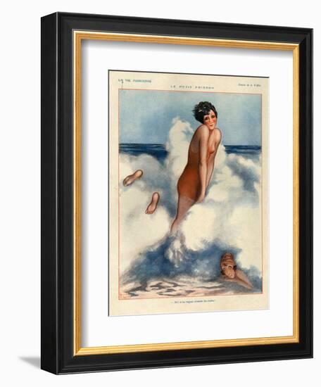 1920s France La Vie Parisienne Magazine Plate-null-Framed Giclee Print