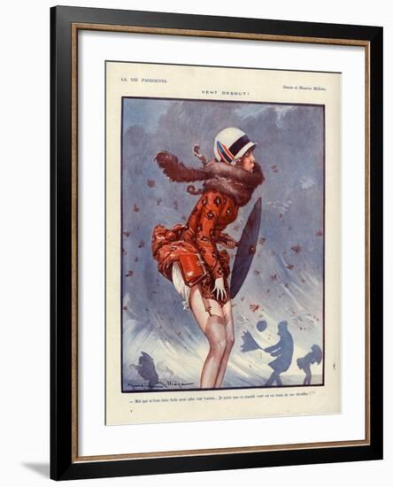 1920s France La Vie Parisienne Magazine Plate-null-Framed Giclee Print