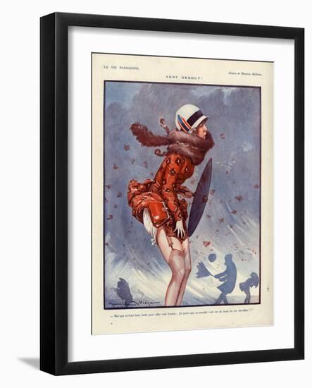 1920s France La Vie Parisienne Magazine Plate-null-Framed Giclee Print