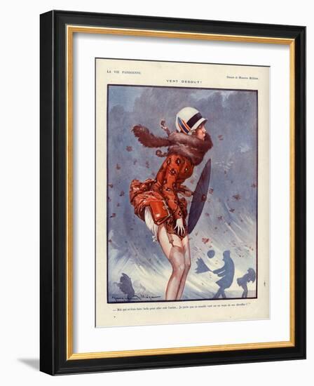 1920s France La Vie Parisienne Magazine Plate-null-Framed Giclee Print