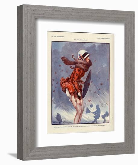 1920s France La Vie Parisienne Magazine Plate-null-Framed Giclee Print