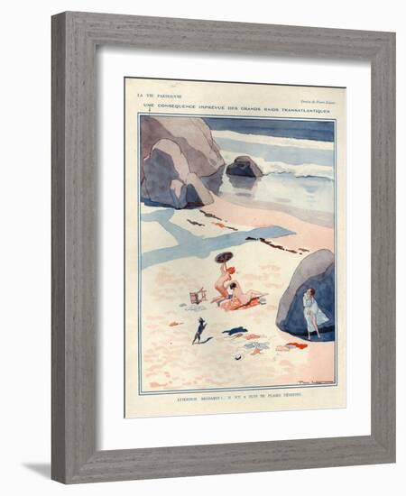 1920s France La Vie Parisienne Magazine Plate-null-Framed Giclee Print