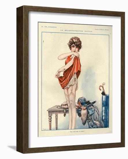 1920s France La Vie Parisienne Magazine Plate-null-Framed Giclee Print