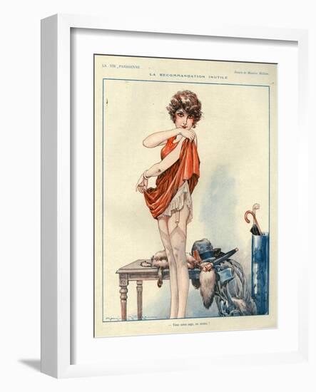 1920s France La Vie Parisienne Magazine Plate-null-Framed Giclee Print