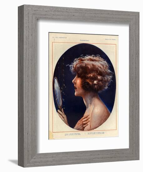 1920s France La Vie Parisienne Magazine Plate-null-Framed Giclee Print